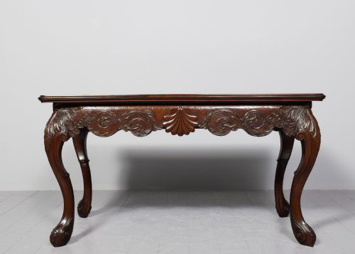 OUTSTANDING IRISH CHIPPENDALE STYLE CONSUL TABLE IN THE MANNER OF HICKS OF DUBLIN - ADDITIONAL PHOTO 6