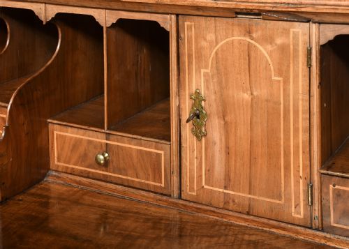 GEORGE II WALNUT BUREAU BOOKCASE - ADDITIONAL PHOTO 5