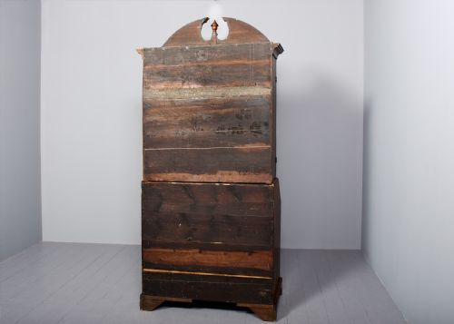 GEORGE II WALNUT BUREAU BOOKCASE - ADDITIONAL PHOTO 17