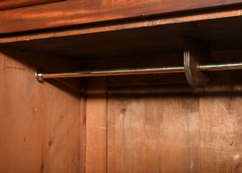 GEORGE IV FOURDOOR MAHOGANY WARDROBE - ADDITIONAL PHOTO 6