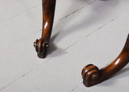 RARE PAIR OF 19TH CENTURY GEORGE 3RD STYLE MAHOGANY OCCASIONAL TABLES FROM THE ESTATE OF THE LATE LADY PENN AND SIR ATHUR PENN SOLD BY PUTTICK AND SIMPSON DECEMBER 1932 - ADDITIONAL PHOTO 3