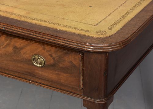 GEORGE III MAHOGANY LIBRARY TABLE - ADDITIONAL PHOTO 6