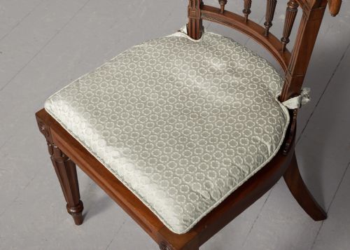 FINE CARVED KLISMOS CHAIR WITH BERGERE SEAT - ADDITIONAL PHOTO 2