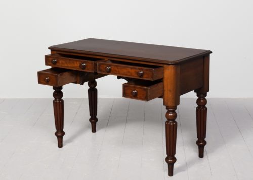 GEORGE IV NEATSIZED MAHOGANY SIDE OR WRITING TABLE - ADDITIONAL PHOTO 2