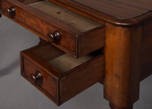 GEORGE IV NEATSIZED MAHOGANY SIDE OR WRITING TABLE - ADDITIONAL PHOTO 8