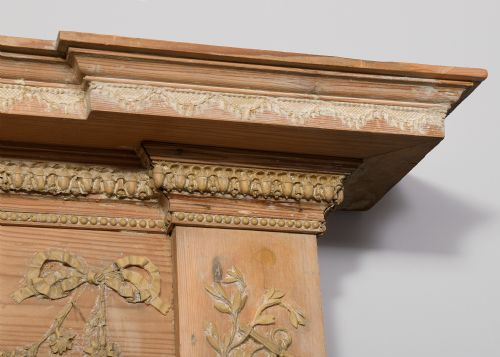 GEORGE III PINE AND CARVED GESSO MANTELPIECE - ADDITIONAL PHOTO 3