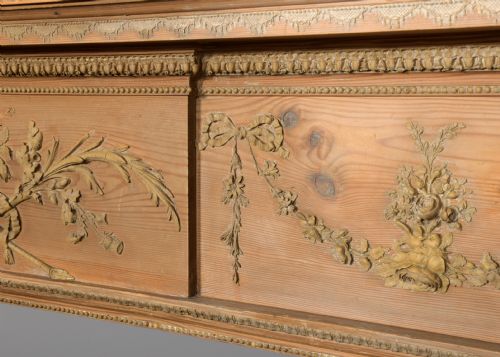 GEORGE III PINE AND CARVED GESSO MANTELPIECE - ADDITIONAL PHOTO 6