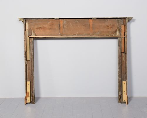 GEORGE III PINE AND CARVED GESSO MANTELPIECE - ADDITIONAL PHOTO 8