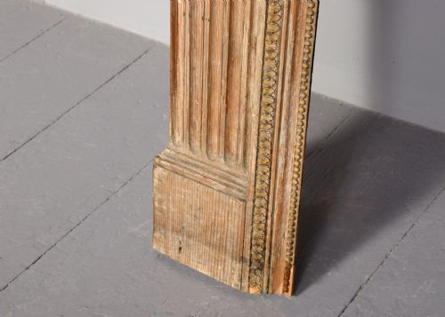 GEORGE III PINE AND CARVED GESSO EDINBURGH MANTELPIECE - ADDITIONAL PHOTO 4