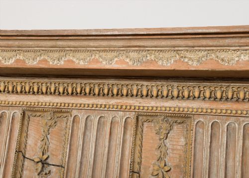 GEORGE III PINE AND CARVED GESSO EDINBURGH MANTELPIECE - ADDITIONAL PHOTO 5