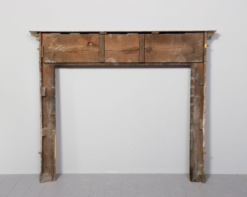 GEORGE III PINE AND CARVED GESSO EDINBURGH MANTELPIECE - ADDITIONAL PHOTO 7