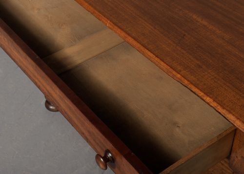 WILLIAM IV MAHOGANY DRESSING TABLESIDE TABLE - ADDITIONAL PHOTO 1