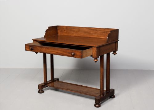 WILLIAM IV MAHOGANY DRESSING TABLESIDE TABLE - ADDITIONAL PHOTO 2