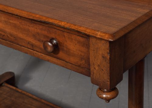 WILLIAM IV MAHOGANY DRESSING TABLESIDE TABLE - ADDITIONAL PHOTO 4