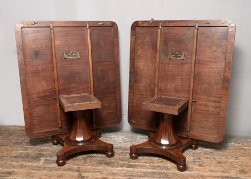 RARE WILLIAM IV FIGURED MAHOGANY DINING TABLE - ADDITIONAL PHOTO 3