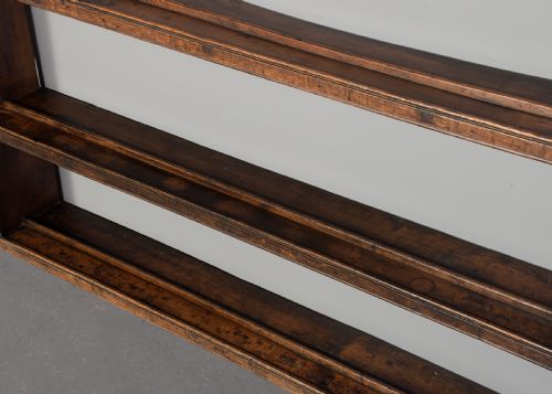 GEORGE III OAK WALL RACK IN EXCELLENT ORIGINAL CONDITION - ADDITIONAL PHOTO 3