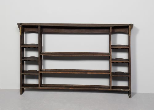GEORGE III OAK WALL RACK IN EXCELLENT ORIGINAL CONDITION - ADDITIONAL PHOTO 6