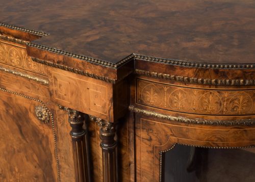 EXHIBITION QUALITY VICTORIAN CREDENZA - ADDITIONAL PHOTO 2