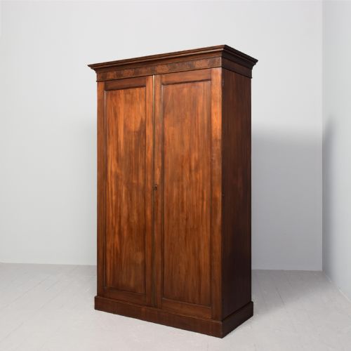 William IV Mahogany Two-door Robe