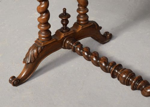 ITALIAN SORRENTO OLIVEWOOD INLAID SOFA TABLE - ADDITIONAL PHOTO 7