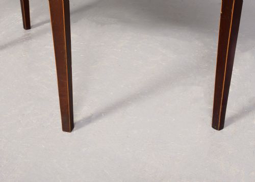 BRUCE BURNS OF EDINBURGH GEORGE III MAHOGANY INLAID CARD TABLE - ADDITIONAL PHOTO 2