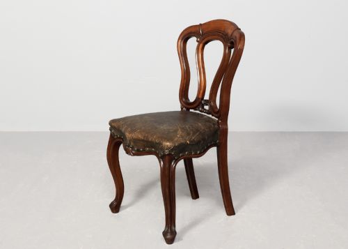 QUALITY SET OF 8 VICTORIAN MAHOGANY DINING CHAIRS - ADDITIONAL PHOTO 8