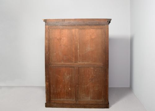 WILLIAM IV FLAME MAHOGANY WARDROBE BY S H JEWELL HIGH HOLBORN LONDON - ADDITIONAL PHOTO 7