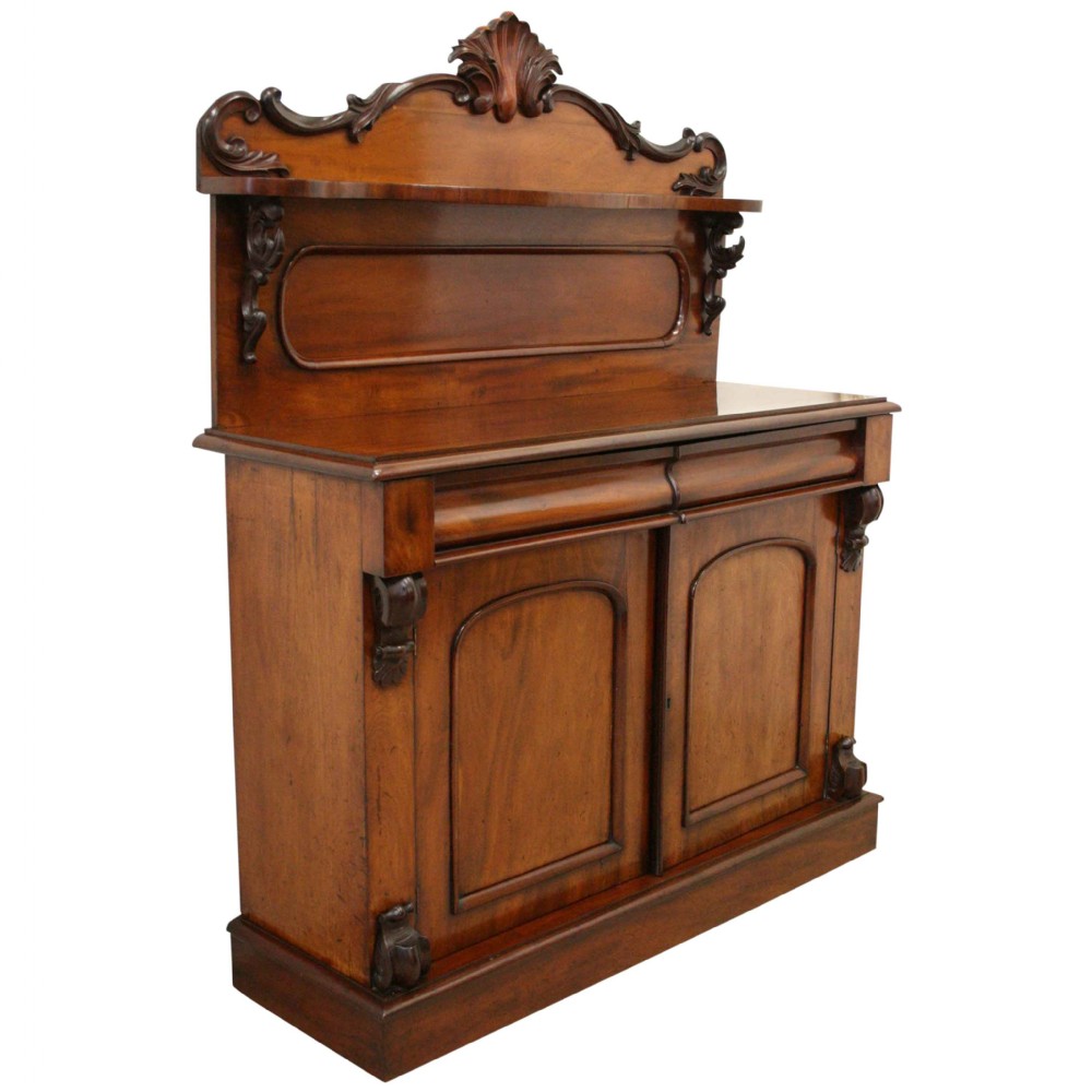 Victorian Mahogany Two Door Chiffonier