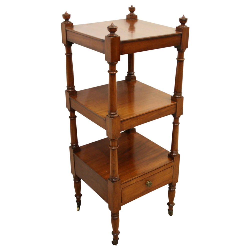 George III Mahogany Whatnot