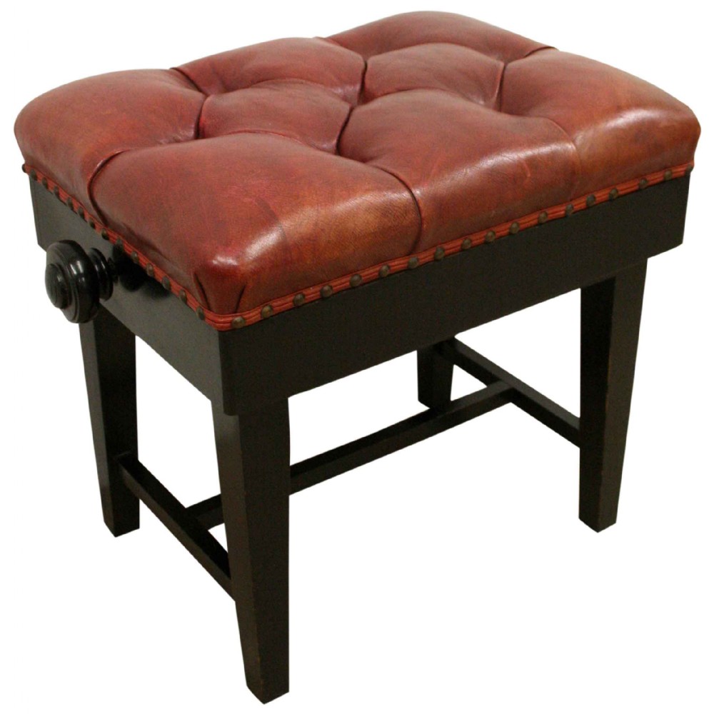 Edwardian Adjustable Piano Stool