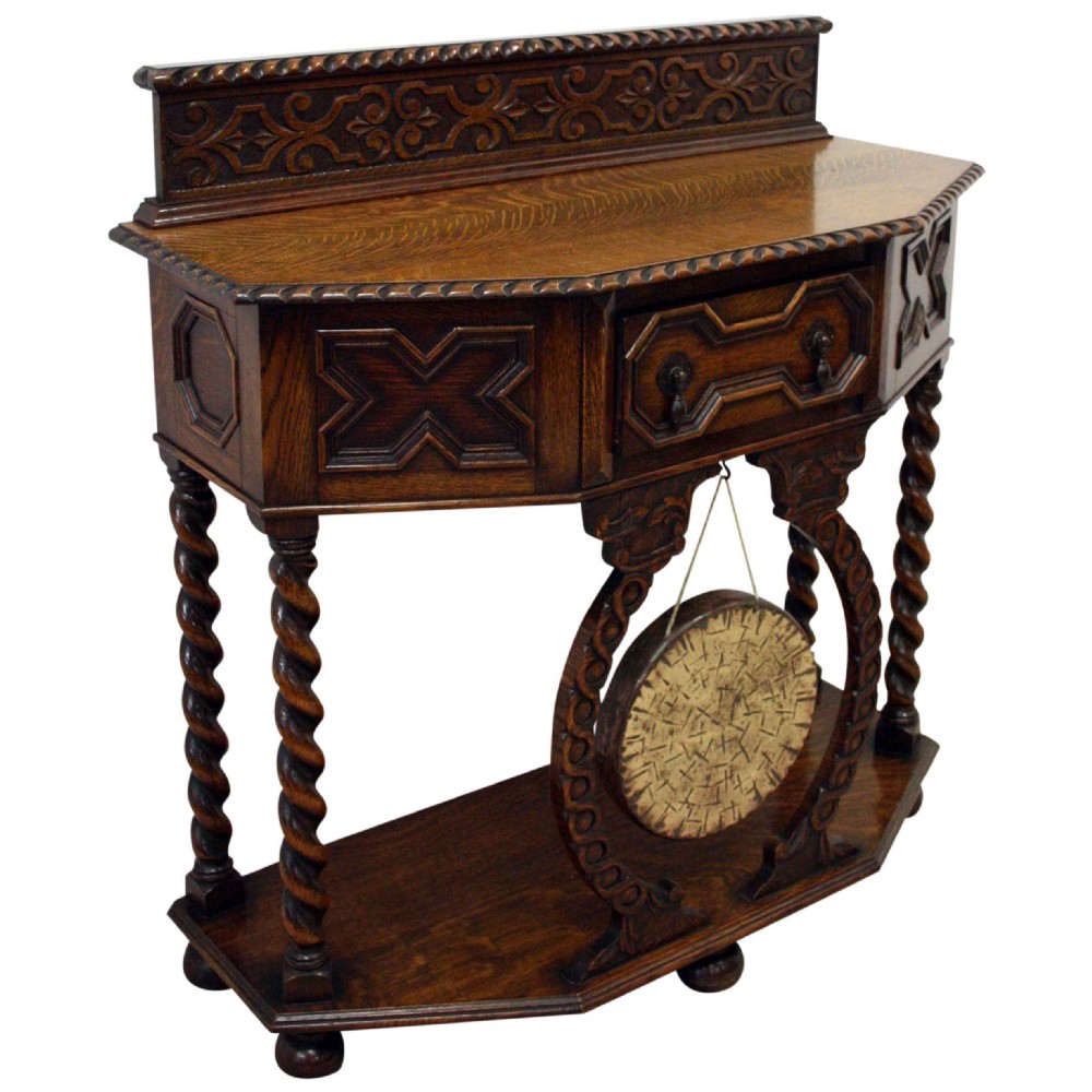 Jacobean Style Oak Hall Table