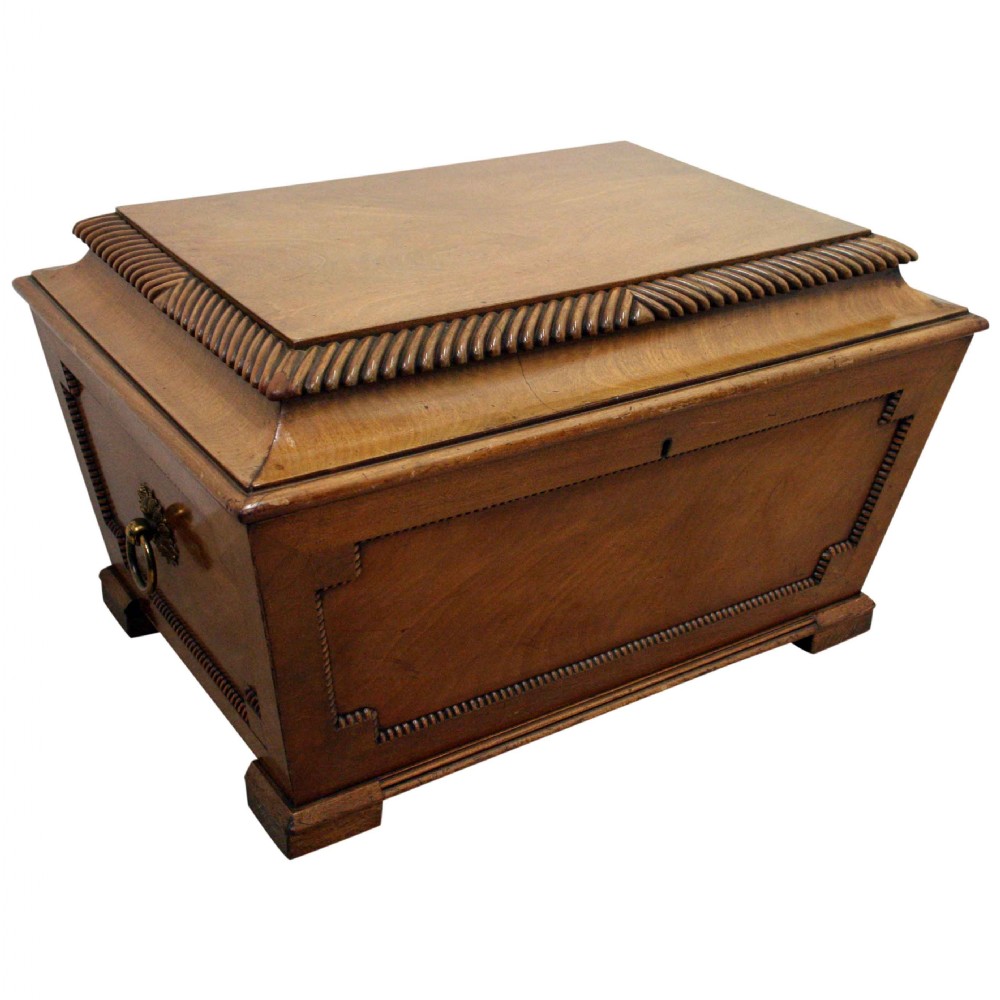 George IV Mahogany Sarcophagus Wine Cooler