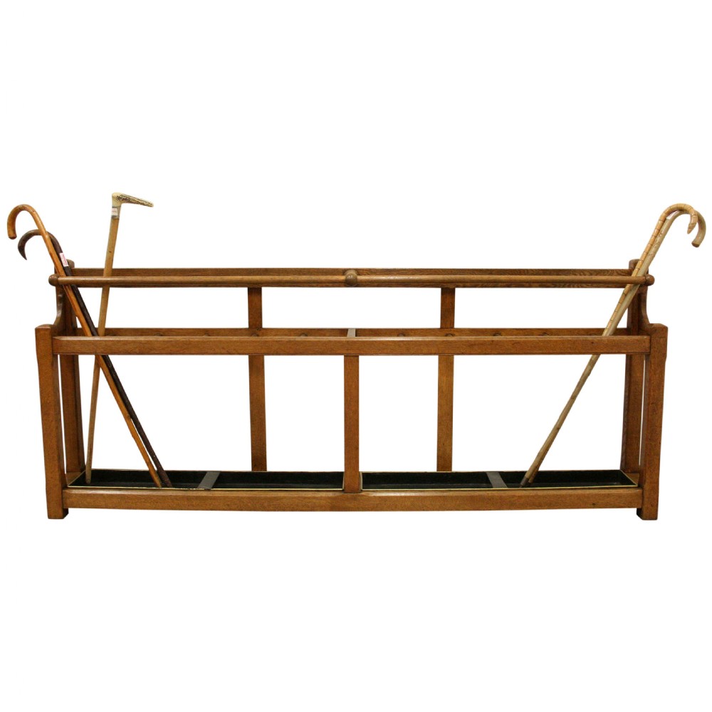 Arts & Crafts Oak Stick Stand