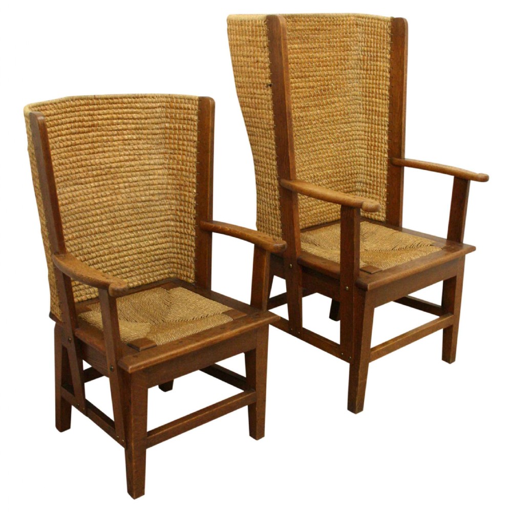 Pair of Ladies and Gents Orkney Chairs