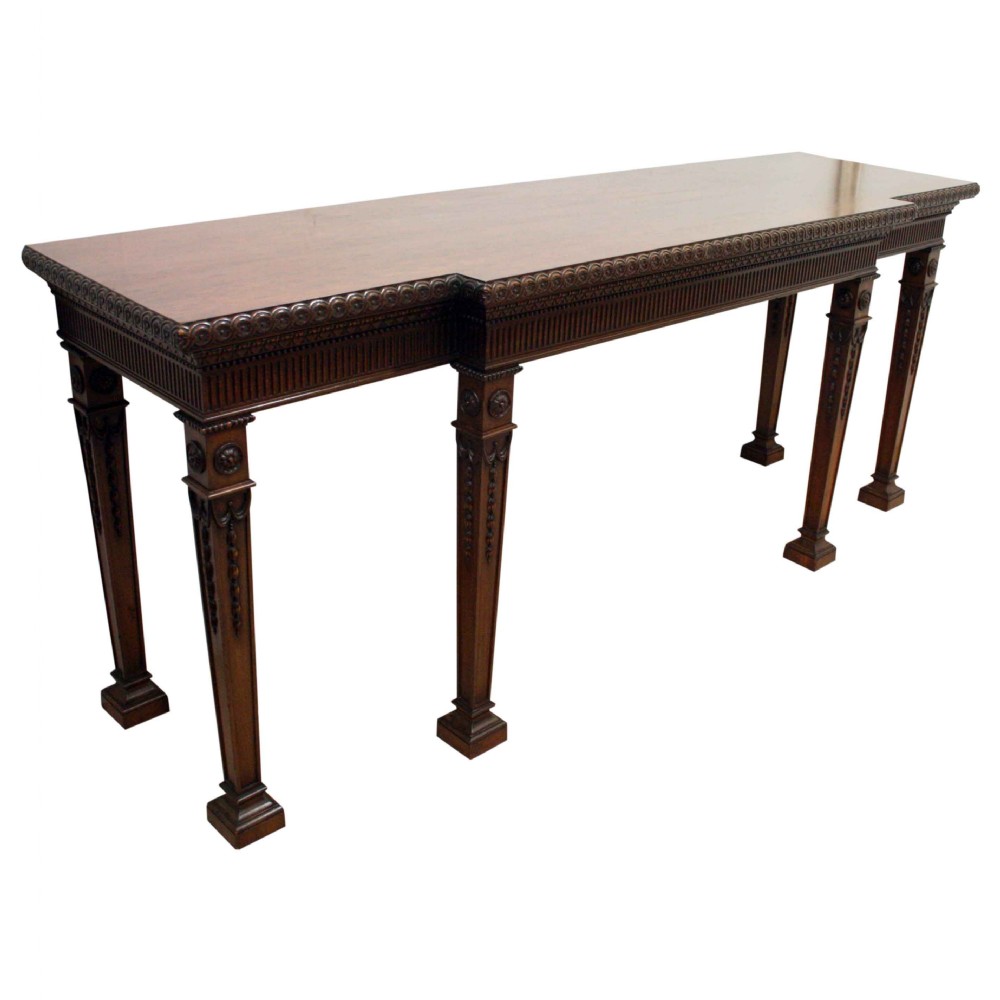 George III Style Mahogany Serving Table