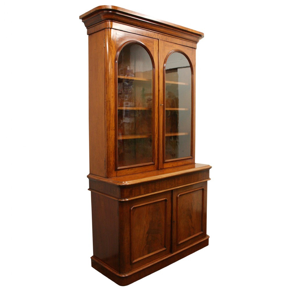 Victorian Two Door Cabinet Bookcase