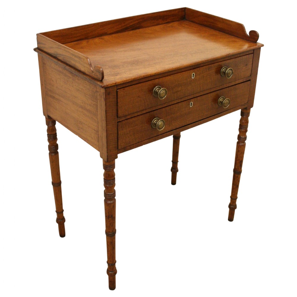 George III Mahogany Low Side Table