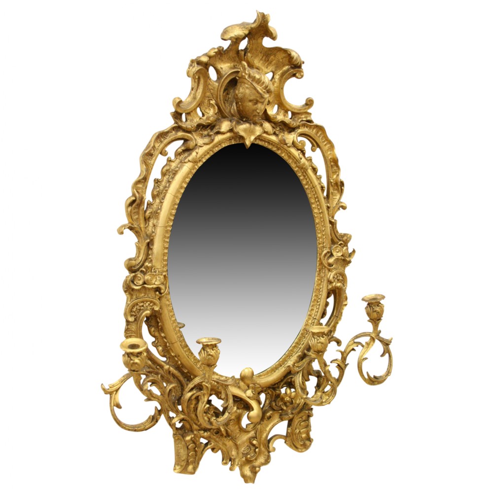 Late Georgian Giltwood Girandole