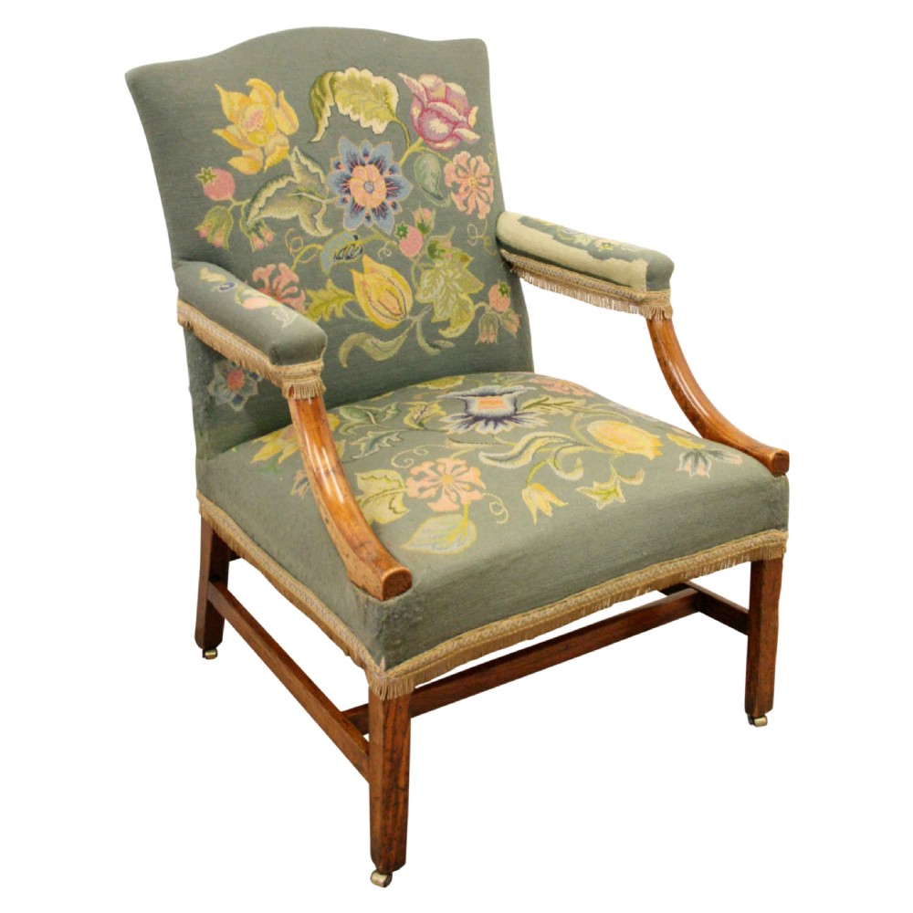 George III Elm Gainsborough Armchair