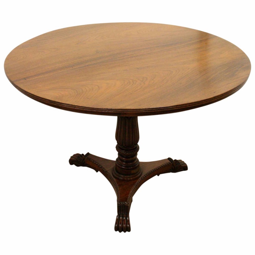 Anglo Indian Rosewood Circular Breakfast Table