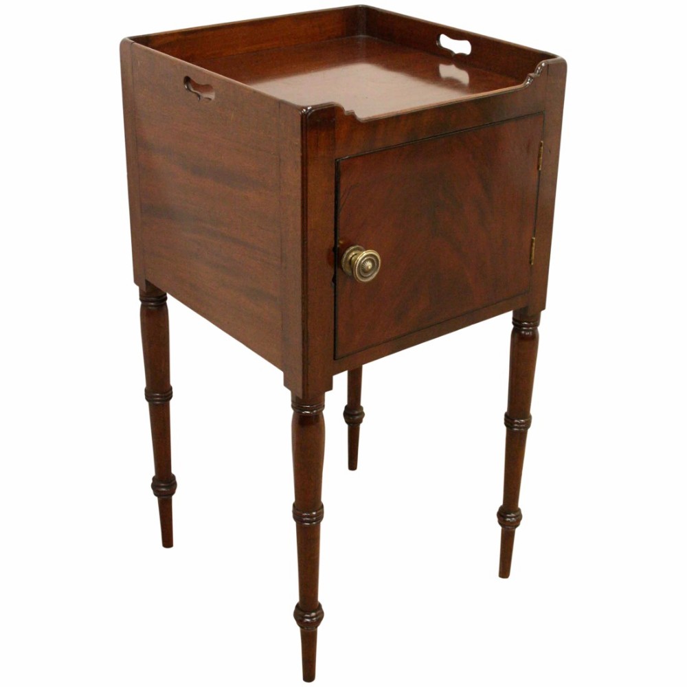 George III Mahogany Bedside Locker