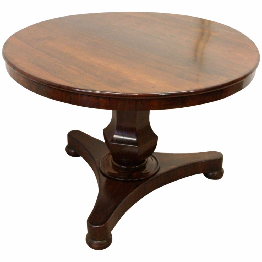 Mid Victorian Rosewood Snap Top Breakfast Table
