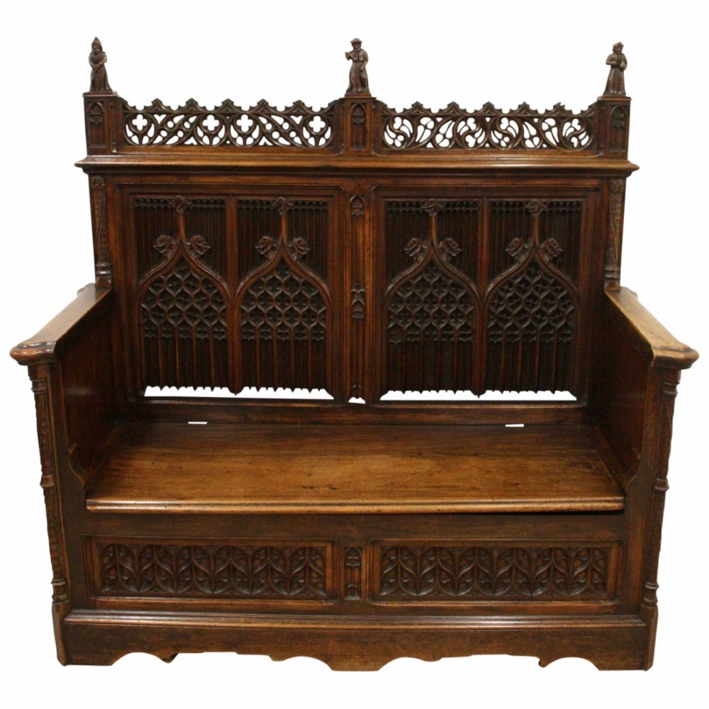 Gothic Monks Bench