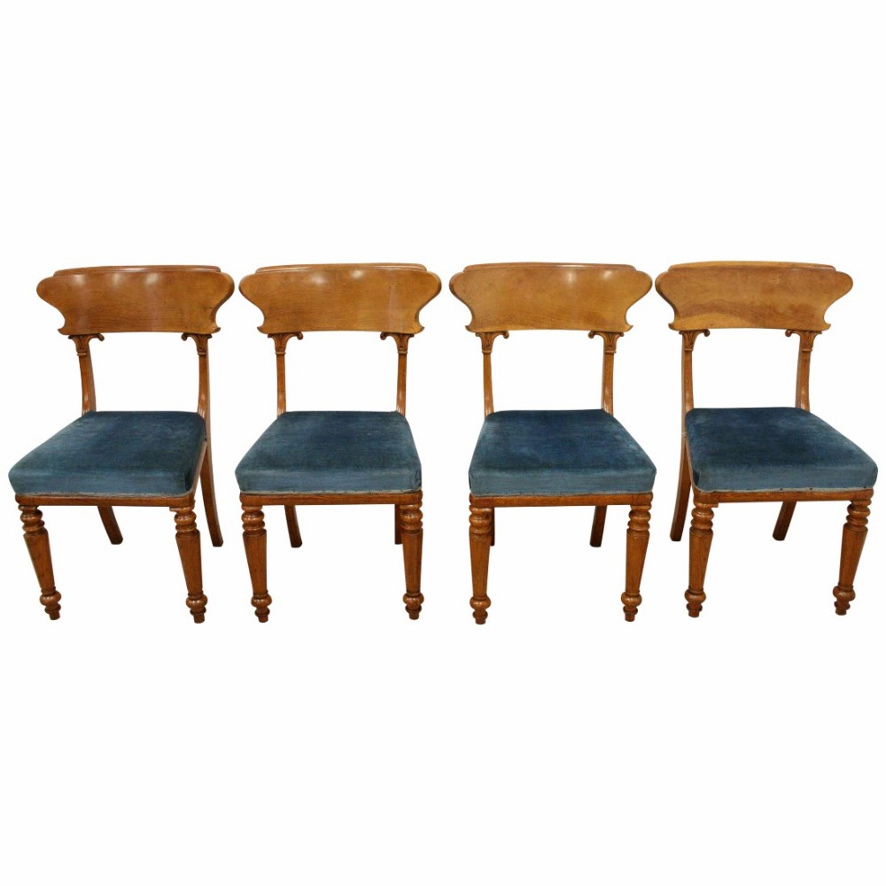 Set of 4 William IV Chairs