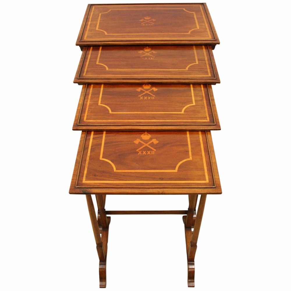 George III Style Quartet of Inlaid Tables
