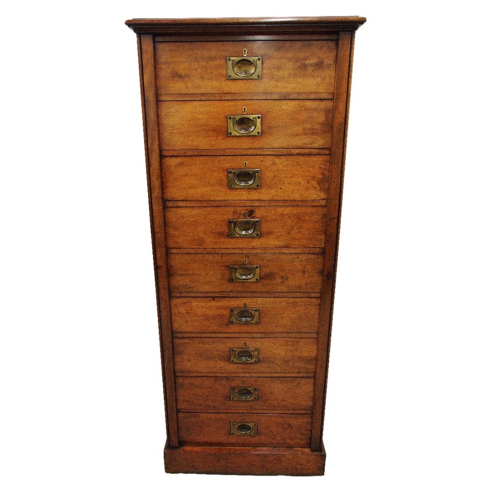 William IV Spanish Mahogany Wellington Chest