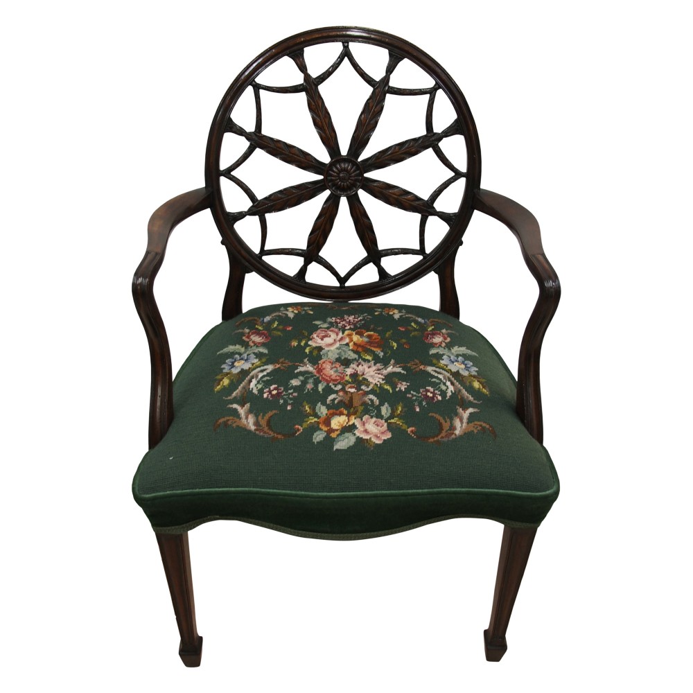 Wheel Back Elbow Chair