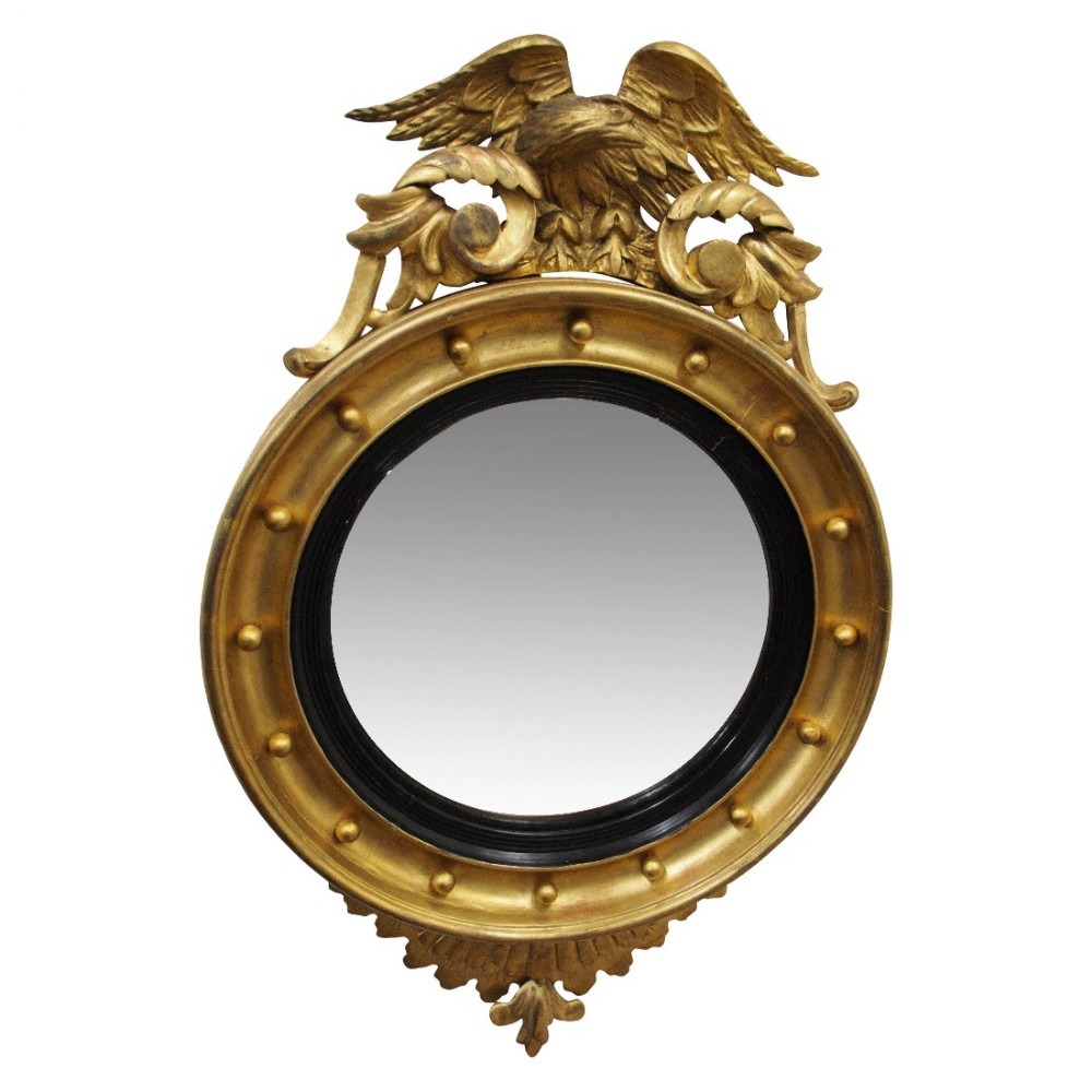 Regency Style Convex Mirror