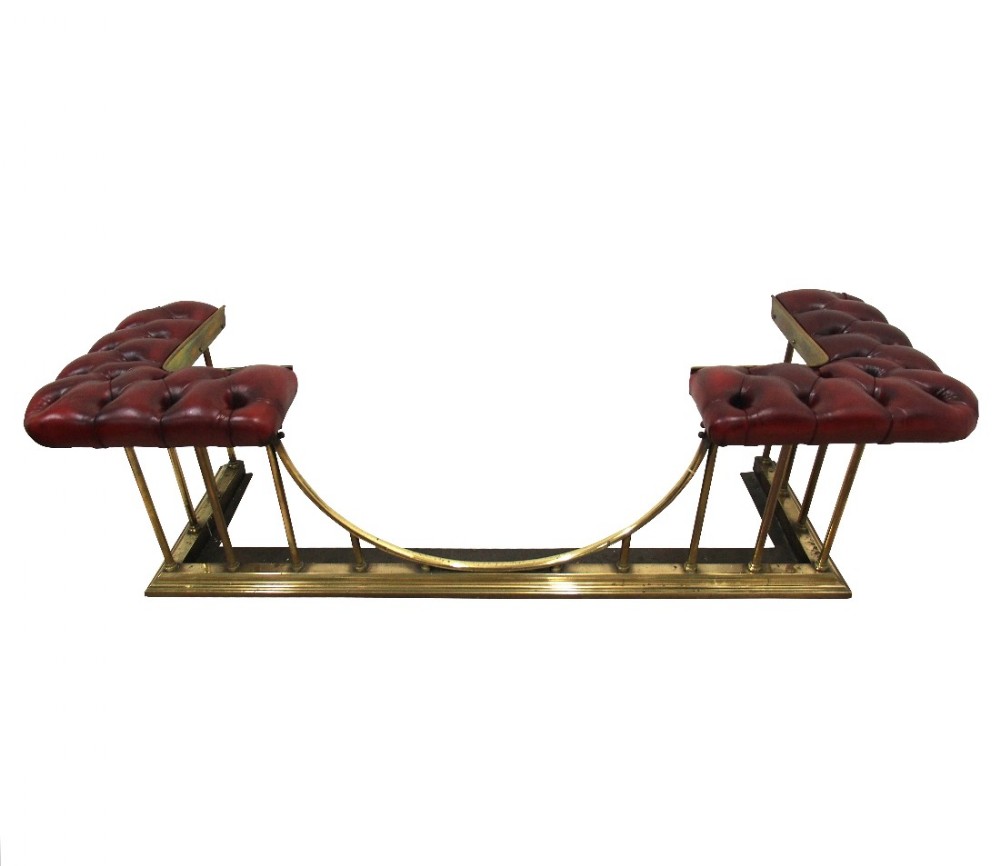 Late Victorian Brass Club Fender