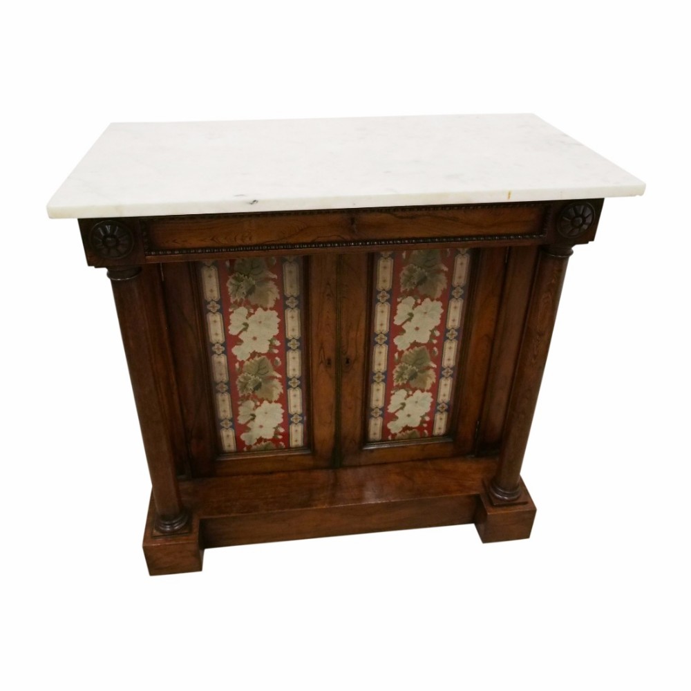 Regency Marble Topped Cabinet